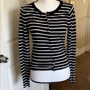 Express striped cardigan
